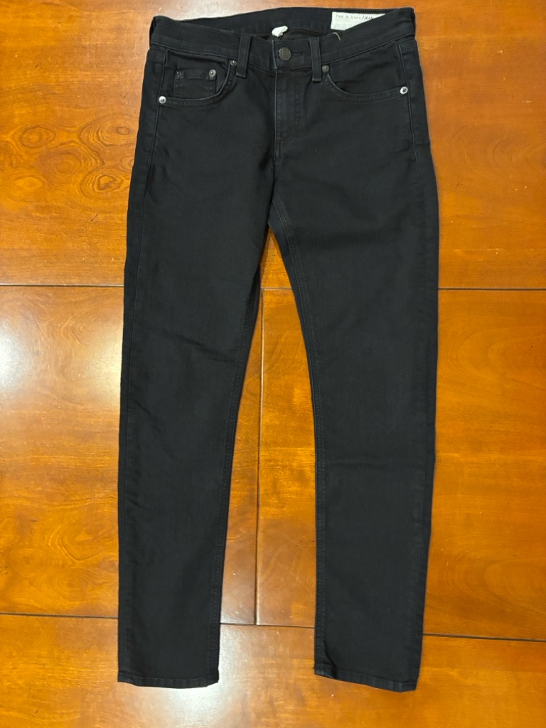 Rag & Bone Black Women's Liberty Jeans. Mid Rise. Cropped/Ankle. Size 26